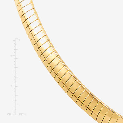 14K Gold Inch Solid Omega Chain Necklace