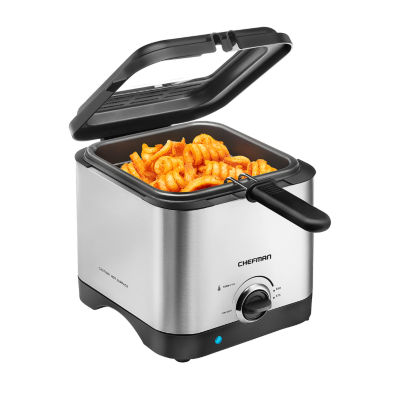 Chefman Sleek stainless steel finish Deep Fryer