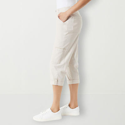 Gloria Vanderbilt® Womens Mid Rise Utility Cargo Capris