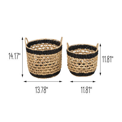 Honey Can Do Round Baskets (Set Of 2)