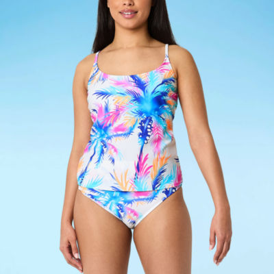 Decree Lined Tankini Swimsuit Top Juniors