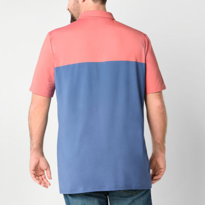 St. John's Bay Performance Big and Tall Mens Regular Fit Short Sleeve Polo Shirt