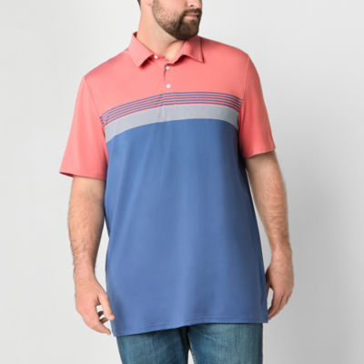 St. John's Bay Performance Big and Tall Mens Regular Fit Short Sleeve Polo Shirt