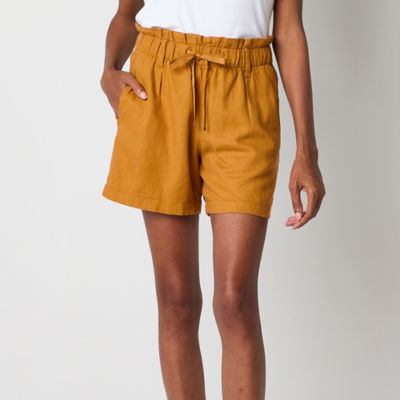 St. John's Bay Womens Mid Rise Soft Short