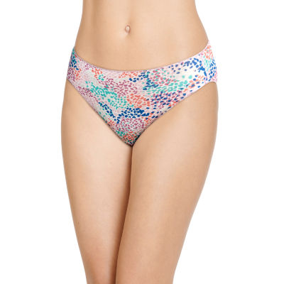 Jockey Women's No Panty Line Promise Tactel Hip Brief 6 Apple Blossom