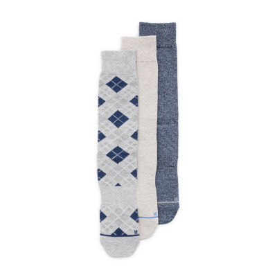 Stafford Super Soft Lux 3 Pair Crew Socks Mens