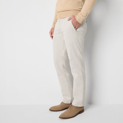 St. John's Bay Stretch Chino Mens Straight Fit Flat Front Pant