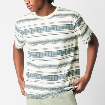 Arizona Mens Short Sleeve Striped T-Shirt - JCPenney