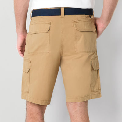 U.S. Polo Assn. Belted Mens Stretch Fabric Cargo Short