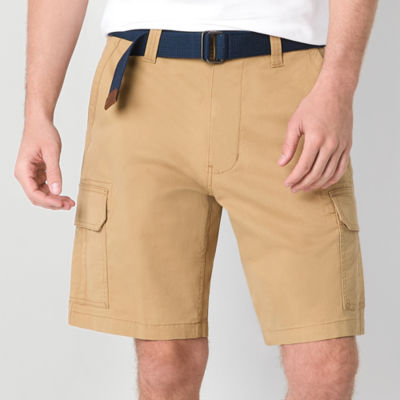 U.S. Polo Assn. Belted Mens Stretch Fabric Cargo Short