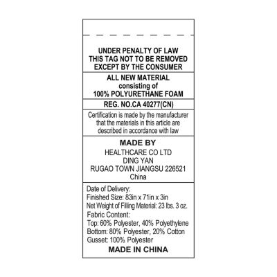 Bodipedic™ Home 3 Inch Max Cooling Topper with Cooling Cover