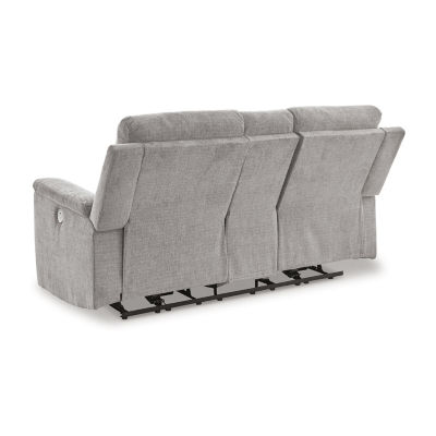 Signature Design By Ashley® Barnsana Power Reclining Loveseat with Console