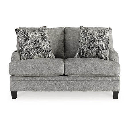 Signature Design By Ashley Davinca Loveseat, One Size, Black