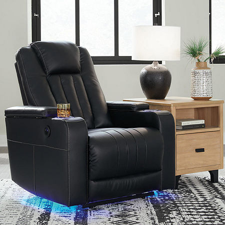 Signature Design By Ashley Center Point Manual Recliner, One Size, Black