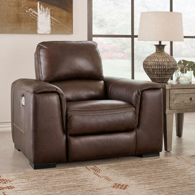 Signature Design By Ashley® Alessandro Dual Power Leather Recliner