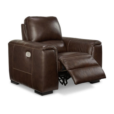 Signature Design By Ashley® Alessandro Dual Power Leather Recliner