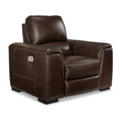 Signature Design By Ashley® Alessandro Dual Power Leather Recliner