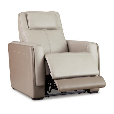 Signature Design By Ashley® Battleville Dual Power Leather Recliner