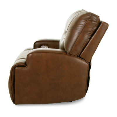 Signature Design By Ashley® Francesca Dual Power Leather Recliner
