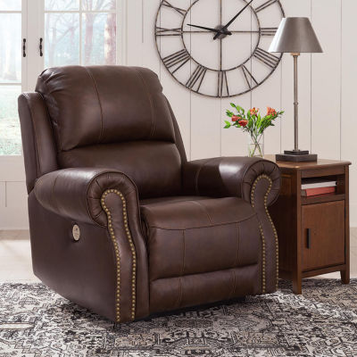 Signature Design By Ashley® Freyeburg Power Leather Recliner