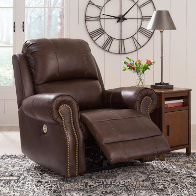Signature Design By Ashley® Freyeburg Power Leather Recliner