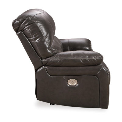 Signature Design By Ashley® Hallstrung Oversized Dual Power Leather Recliner