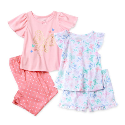St. Eve Toddler Girls 4-pc. Pajama Set