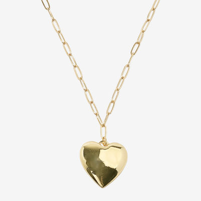 Arizona Womens Heart Paperclip Pendant Necklaces