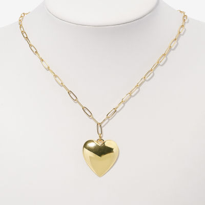 Arizona Womens Heart Paperclip Pendant Necklaces