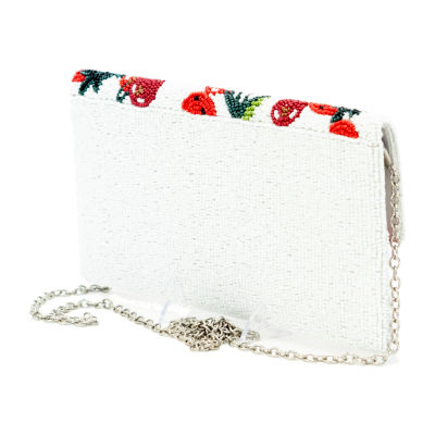 SOL and MER Beaded Flap Beaded Clutch