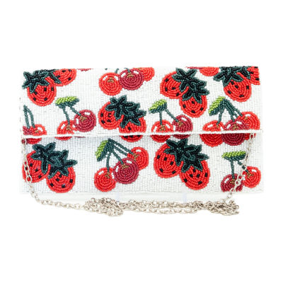 SOL and MER Beaded Flap Beaded Clutch