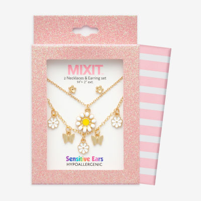 Mixit Girls Flower Hypoallergenic 2-pc. Necklace Set