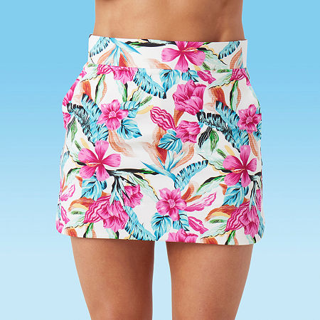 Stella Parker Swimsuit Cover-Up Skirt, X-large, White