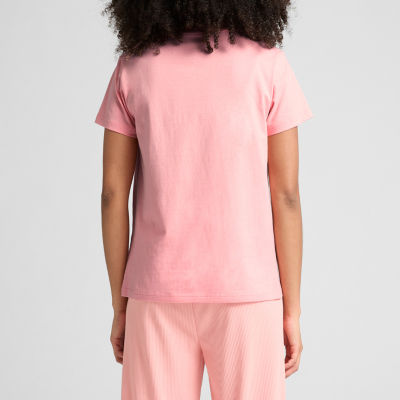 PUMA Womens Crew Neck Short Sleeve Relaxed Fit Graphic T-Shirt