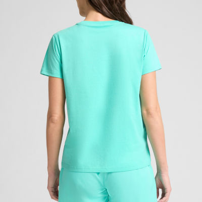 PUMA Womens Crew Neck Short Sleeve Relaxed Fit Graphic T-Shirt