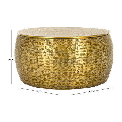 Apoline Storage Metal Coffee Table