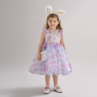Blueberi Boulevard Toddler Girls Sleeveless A-Line Dress