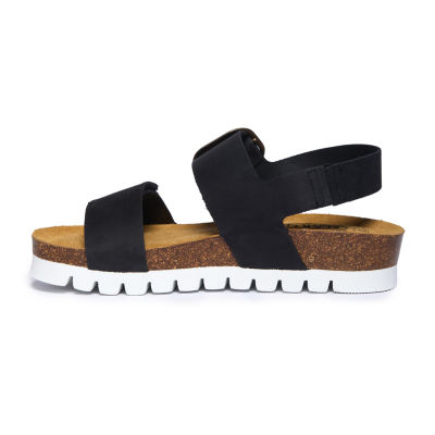 PLAKTON® Plakton Cannes Womens Adjustable Strap Footbed Sandals