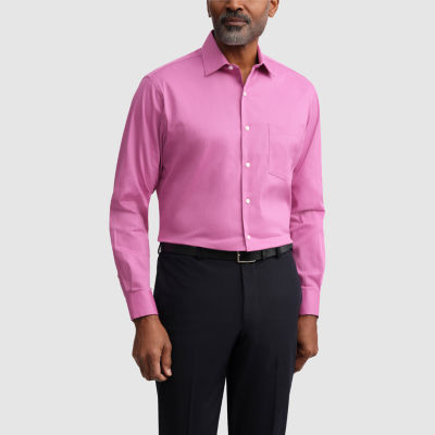 slim fit dress slacks Spread Collar Fitted Dress Shirt main image 0