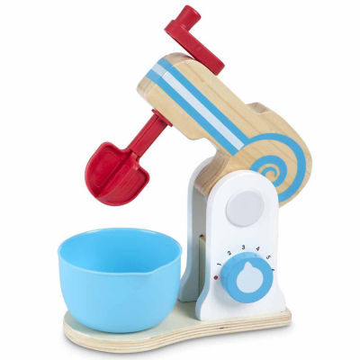 Melissa & Doug Wooden Make-A-Cake Mixer Set