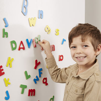 Melissa & Doug Magnetic Wooden Alphabet Set