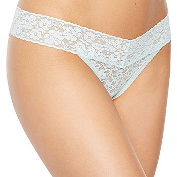 Ambrielle Seamless with Lace Thong Panty