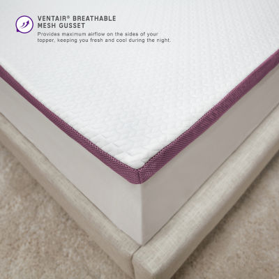 SensorPEDIC® Advanced Cool 2" Memory Foam Topper