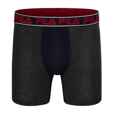 FILA Ultra Soft Stretch No Fly Mens 4 Pack Boxer Briefs Fm412bxcs15-410