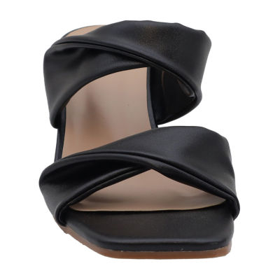 Yoki Arlette-14 Womens Square Slip-On Shoe