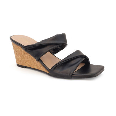 Yoki Arlette-14 Womens Square Slip-On Shoe