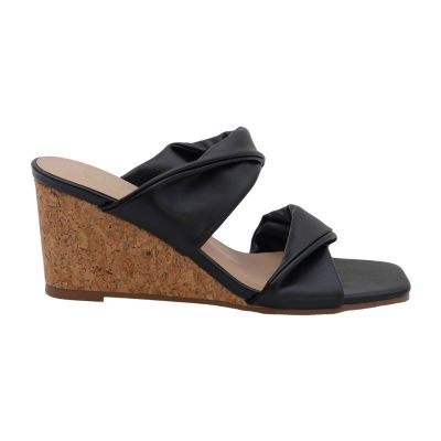 Yoki Arlette-14 Womens Square Slip-On Shoe