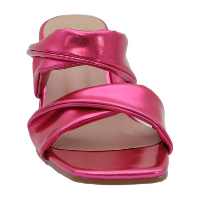 Yoki Womens Arlette-14 Square Slip-On Shoe