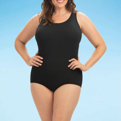 Dolfin Aquashape Conservative Lap Suit Womens One Piece Swimsuit