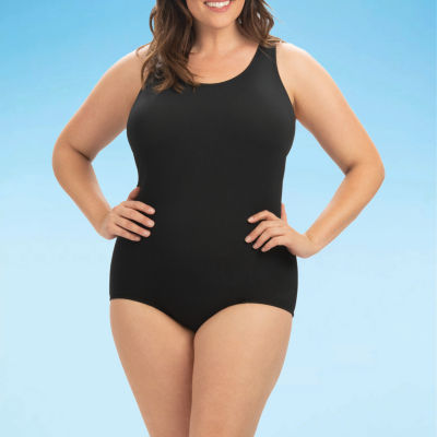 Dolfin Aquashape Conservative Lap Suit One Piece Swimsuit